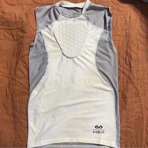 McDavid Baseball Youth Large White and Gray Shirt